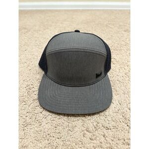 Melin Trenches Icon Hydro Performance SnapBack Hat Heather Charcoal/Black